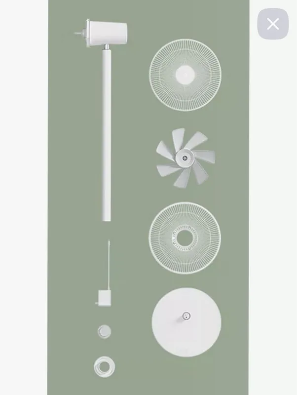 Smart Xiaomi Mijia intelligent DC Inverter 1X ventilyatori 4 Smart Xiaomi Mijia intelligent DC Inverter 1X ventilyatori 4