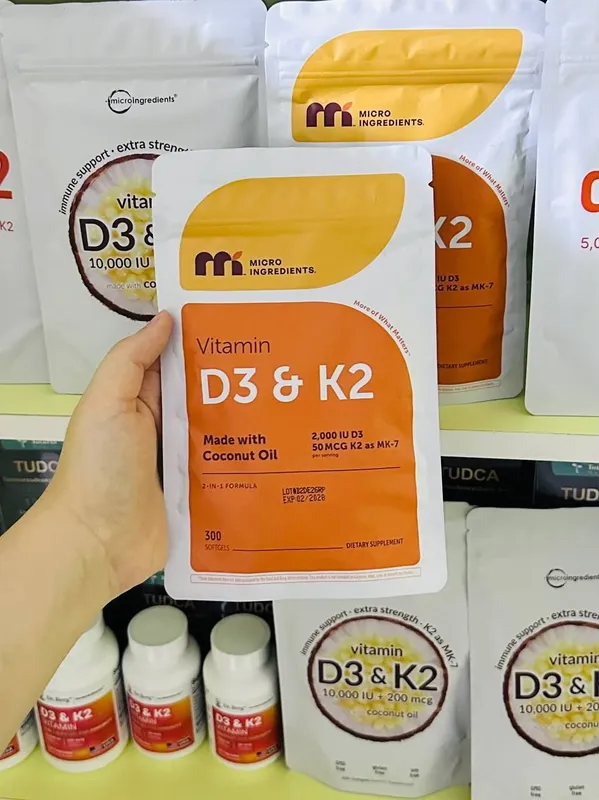 Витамин D3 K2 2000 IU 50 mcg, витамин D3 K2, D3 1