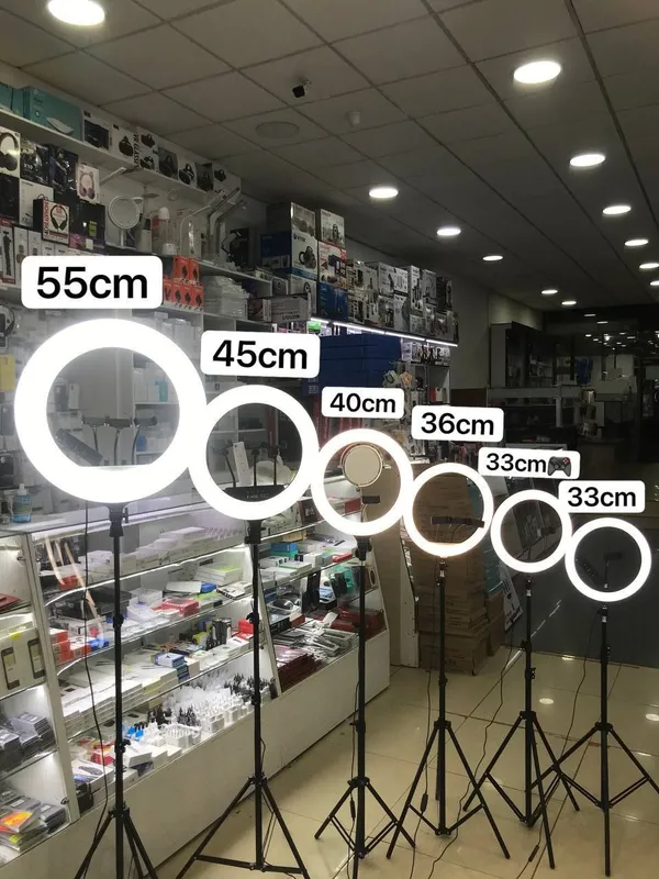 Кольцевая LED лампа Jmary FM-21R (21 дюйм / 52 см) — Профессиональный — фото 4