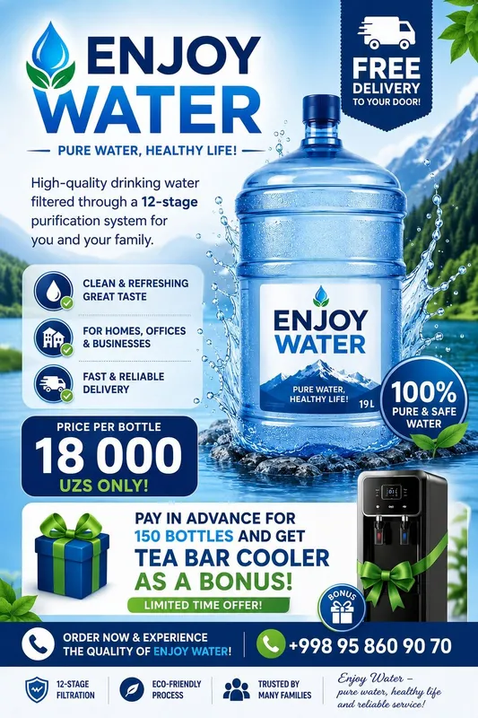 Enjoy water aksiya 1 Enjoy water aksiya 1