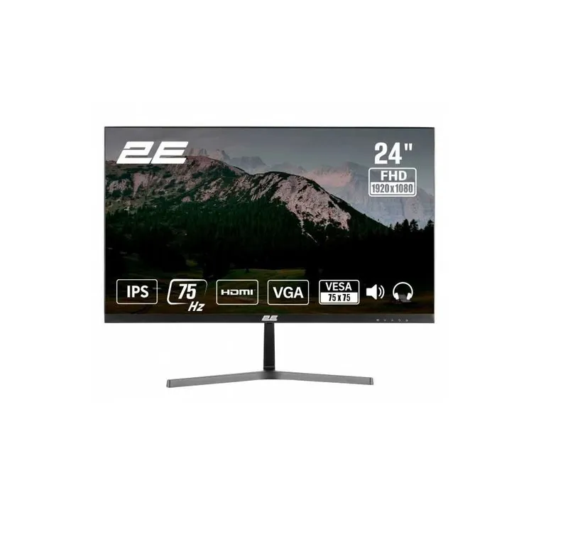 } 2E 23.8" D2423B IPS 75Hz HDMI monitori 1 } 2E 23.8" D2423B IPS 75Hz HDMI monitori 1