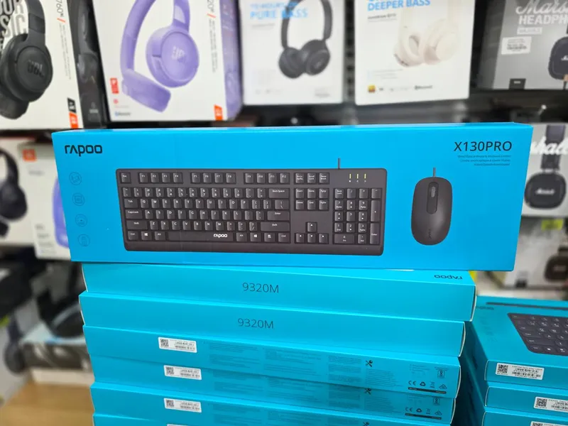 Проводная клавиатура Rapoo x130PRO и компьютерная мышь Проводная клавиатура Rapoo x130PRO и компьютерная мышь
