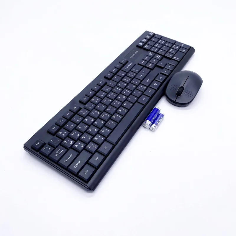 Keyboard + Mouse Bluetooth LENYES WK105 Black 2
