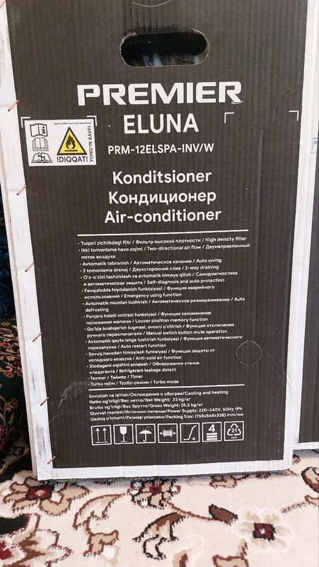 Premier 12 Inverter konditsioner (Yangi) R32 freon 3 Premier 12 Inverter konditsioner (Yangi) R32 freon 3