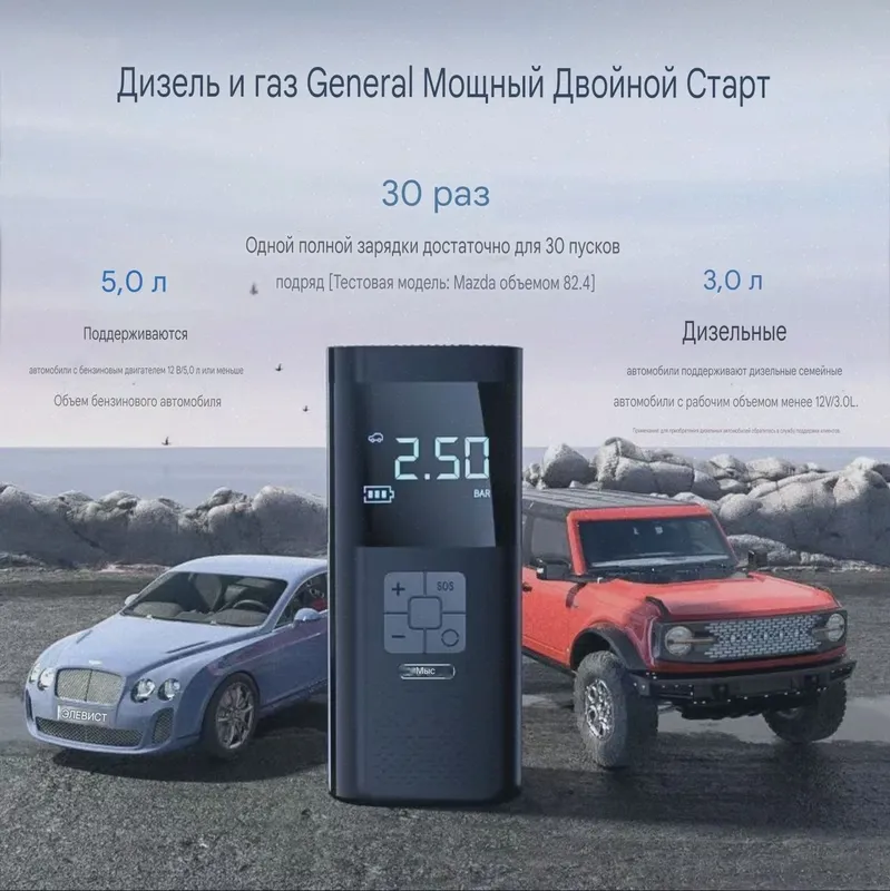 Пускавой зарядка аккумулятор Автомобиля
