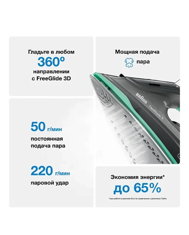 Утюг Braun Si5277Gr — фото 3