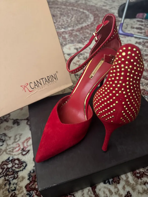 Босоножка натуральный замш — фото 1