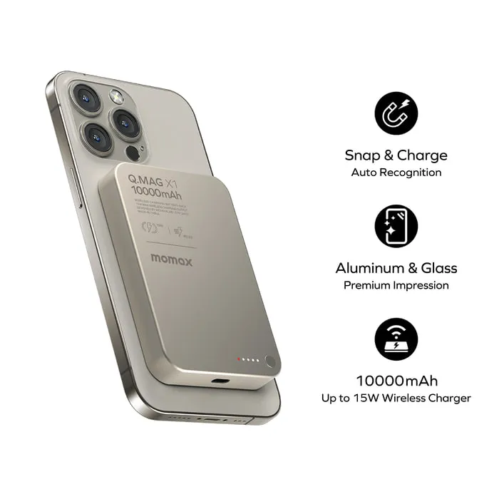 Q.Mag X1 Magnetic Wireless Power Bank 10000mAh 1
