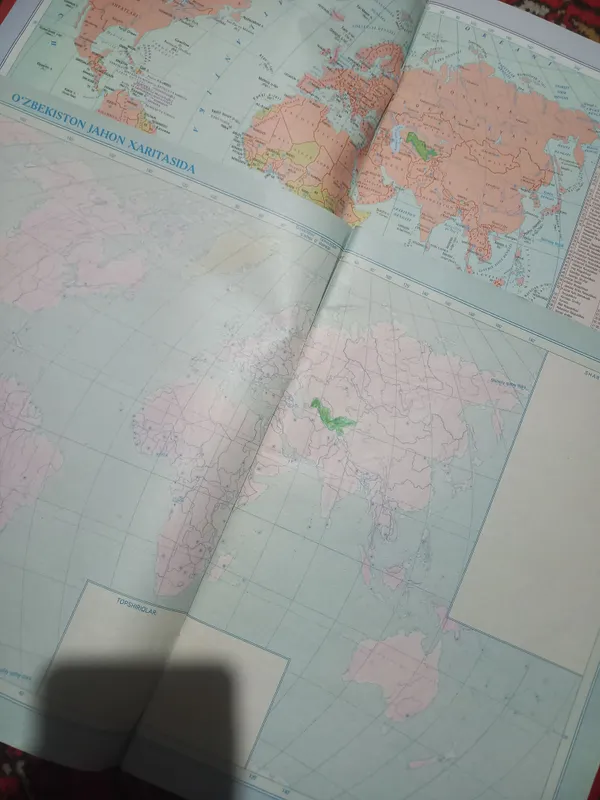 Atlas, geografiya 8 sinf 3