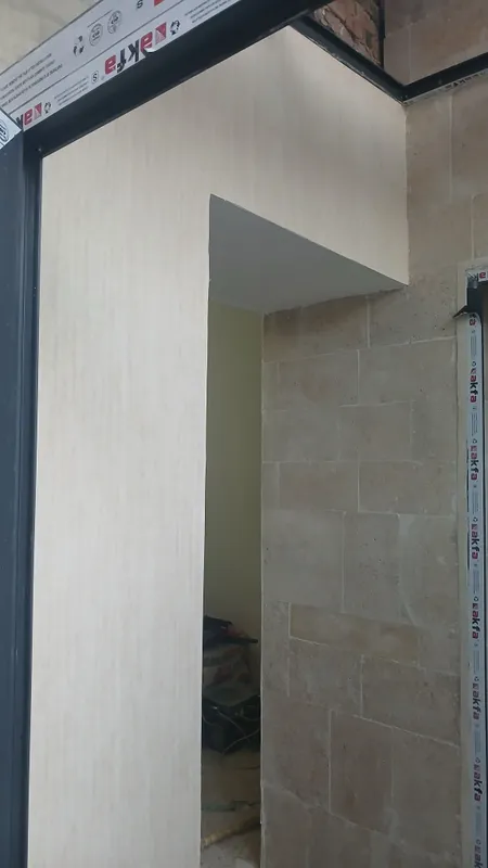 Laminat va linoleum yotqizamiz. Shiftga plastik panel. 8
