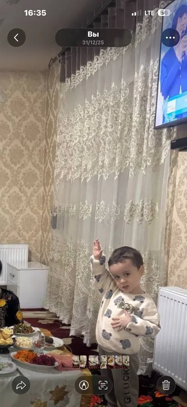 Занавеска красивая современная тюль