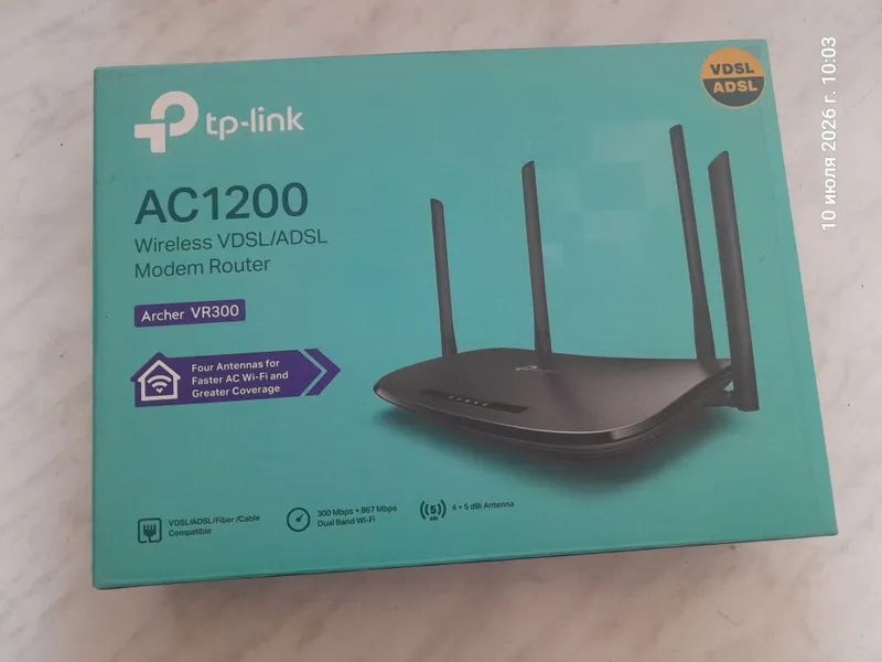 Продаётся роутер TP-Link AC1200 Archer VR300 двухдиапазонный 2