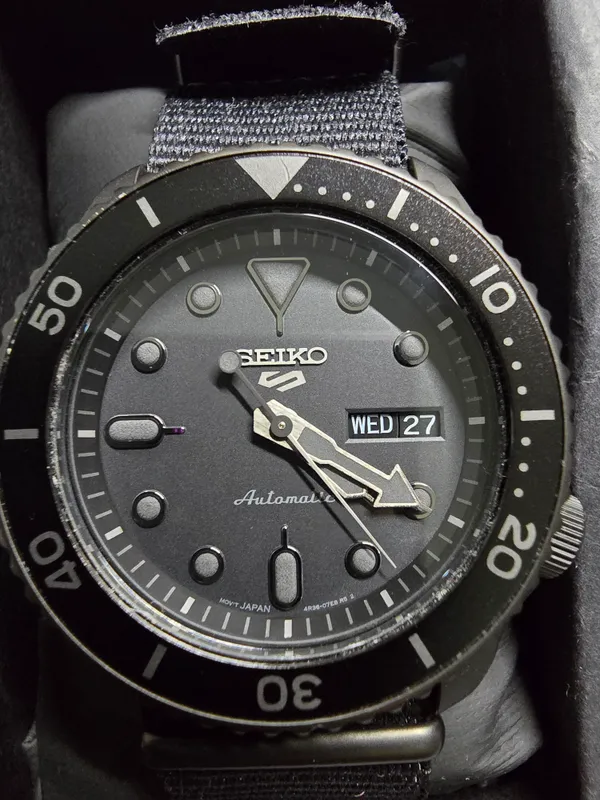 Seiko 5 Sports Automatic "Stealth" SRPD79 — фото 1
