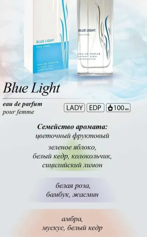 Парфюмерная вода Blue Light 2