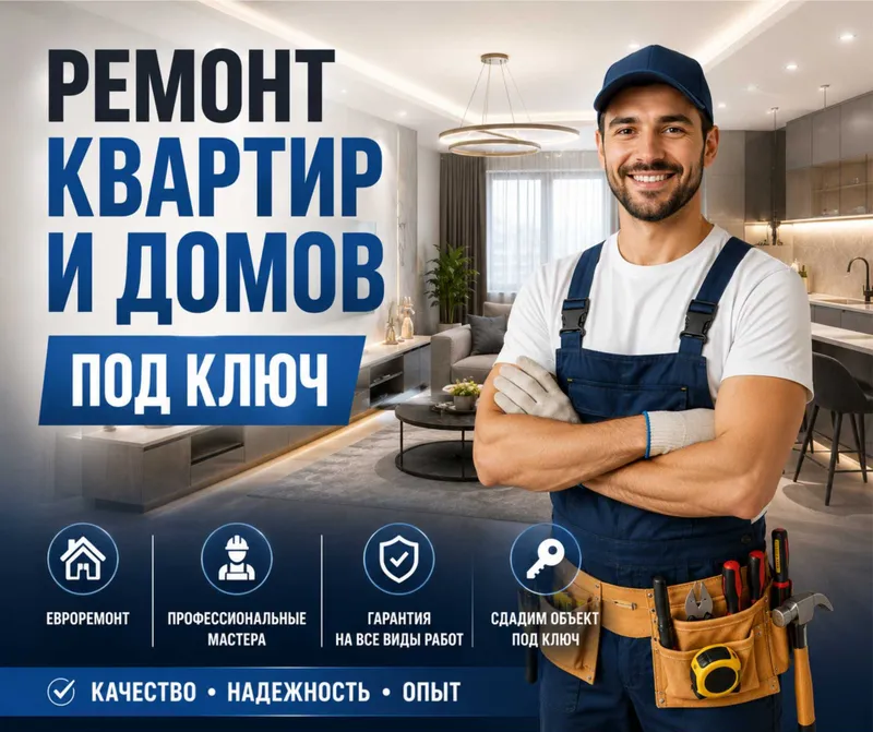 Ремонт квартир и домов под ключ в Ташкенте