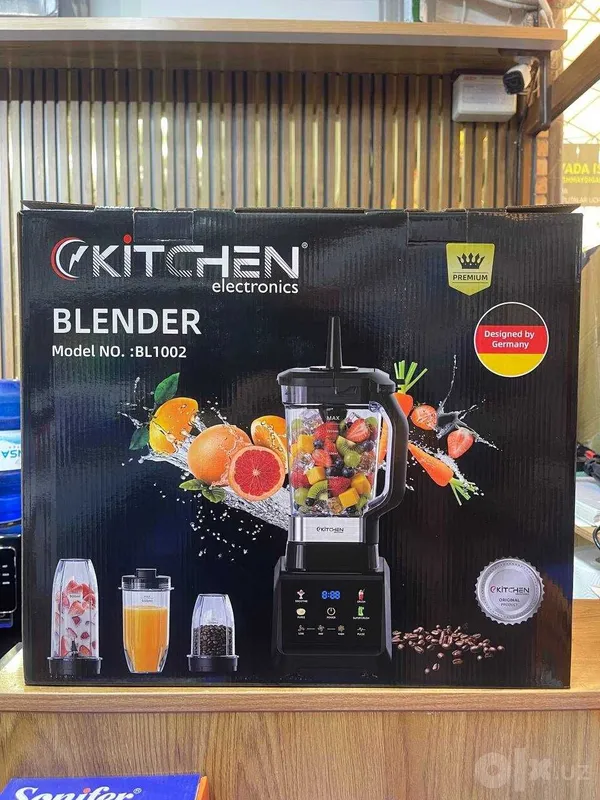 Мощный Блендер Kitchen BL-1002 1 Мощный Блендер Kitchen BL-1002 1