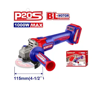 Аккумуляторная угловая шлифмашина EMTOP ELAG27153