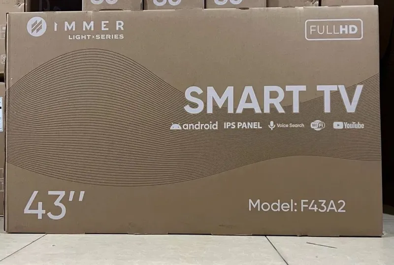Immer Телевизор 43 4K UHD android tv бесплатна доставка