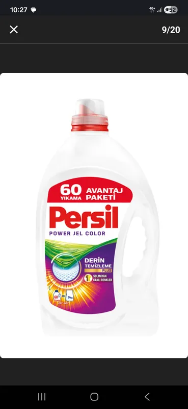 Persil 3900 ml kir yuvish uchun gel