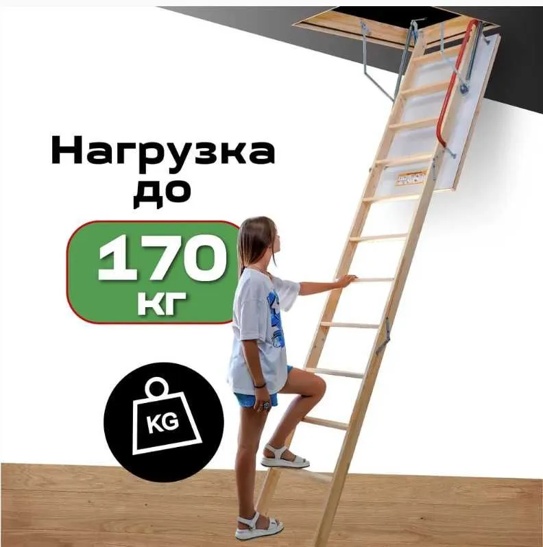 Чердачная лестница, Люк — фото 4