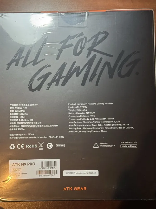 ATK N9 PRO Gaming headset — фото 1