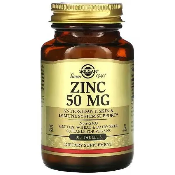solgar zinc 50mg. солгар цинк 50мг. синк, sink