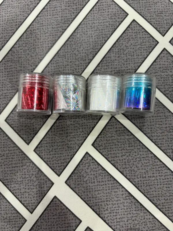 Tirnoq dizayni uchun glitter yaltiramoqlar 1
