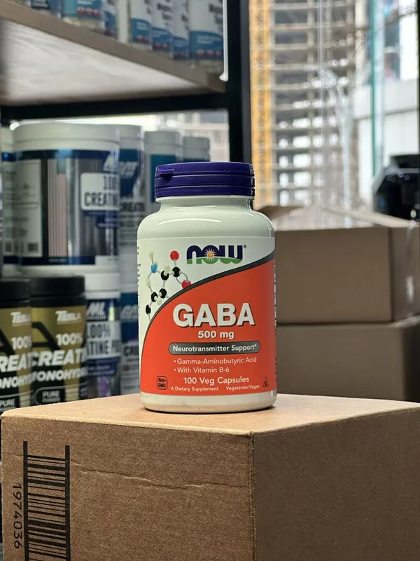 Now Gaba 500 mg 100 kapsula 1 Now Gaba 500 mg 100 kapsula 1