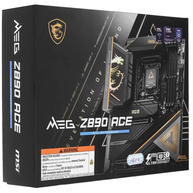 - Материнская плата MSI MEG Z890 ACE 3 - Материнская плата MSI MEG Z890 ACE 3
