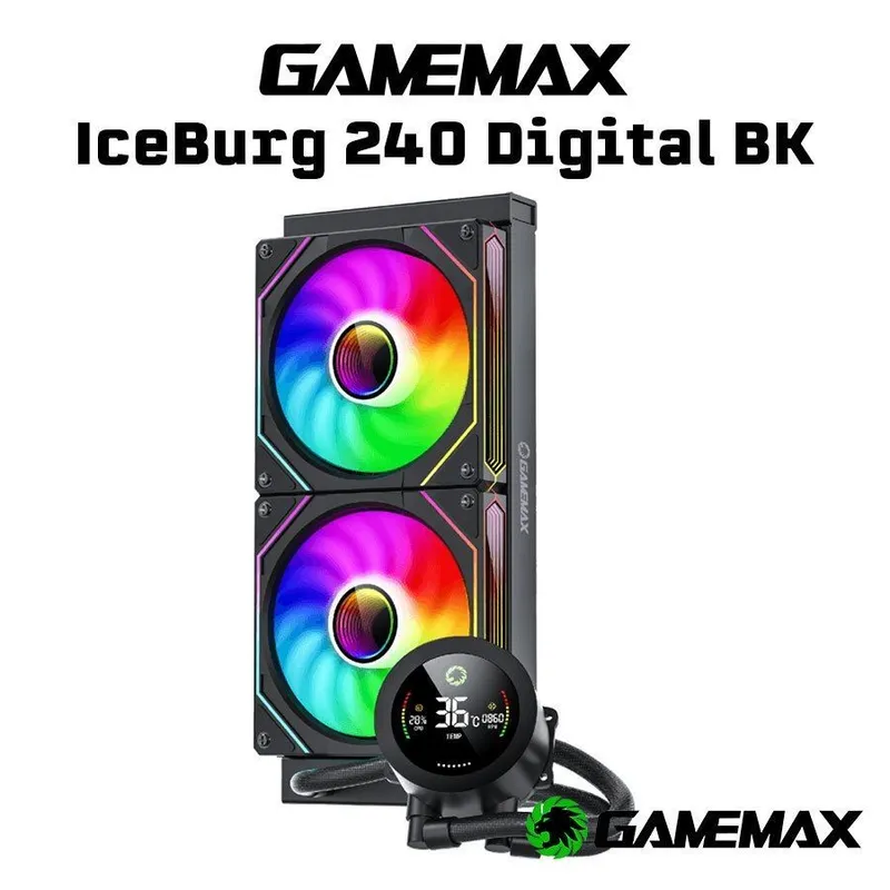 Система жидкостного охлаждения Gamemax Iceburg 240 digital BK ARGB