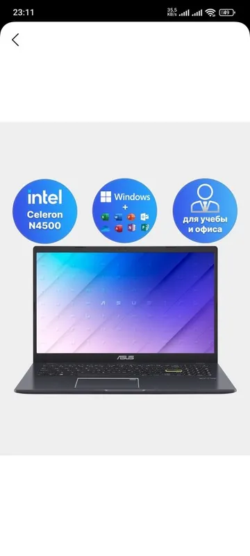 Noutbuk Asus intel Celeron — фото 2