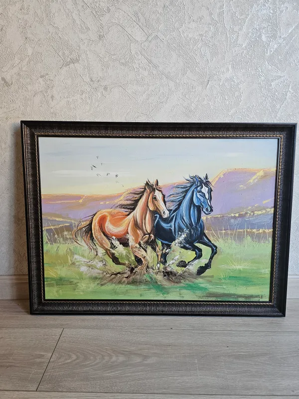 moybo‘yoq bilan xolstdagi rasm, rasm o‘lchami 50×70 2