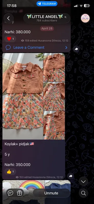 Online ‘’Bolalar kiyim dokoni’’ sotiladi. Tovar bilan birga! 4 Online ‘’Bolalar kiyim dokoni’’ sotiladi. Tovar bilan birga! 4