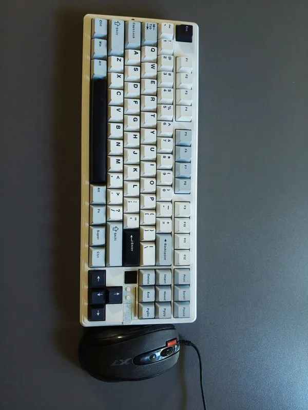 Продаётся механическая клавиатура AULA F87 pro v2 и мышка 4tech x7