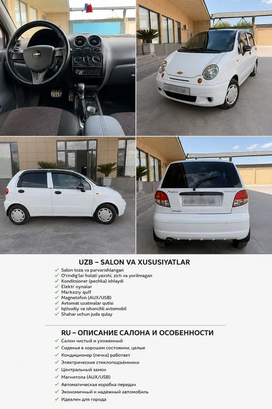 Matiz 2010yilgi automatic 1