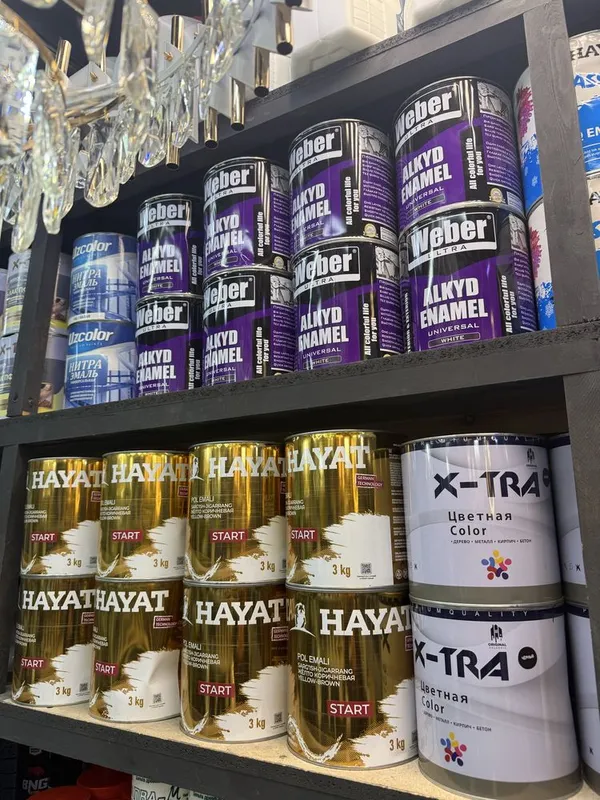Sifatli kraska emulsiya va boshqa qurilish kosmetik maxsulotlari optom 3