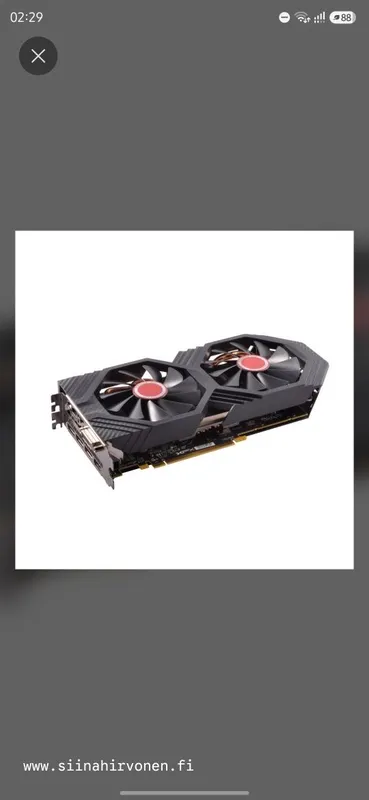 AMD RX 580 8 gb videokarta