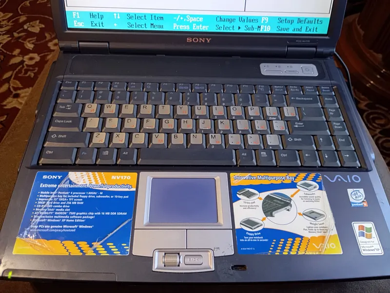 Vintage Sony noutbuki 3 Vintage Sony noutbuki 3
