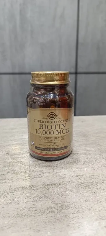 Solgar biotin 10.000 mcg 60 vegetable capsules Solgar biotin 10.000 mcg 60 vegetable capsules