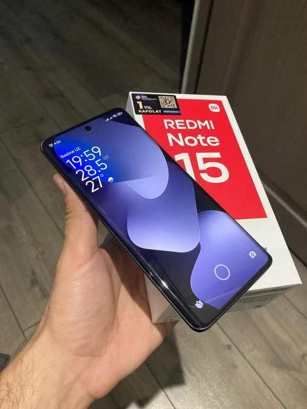 Оригинал redmi note 15 - 8/256 черный почти новый