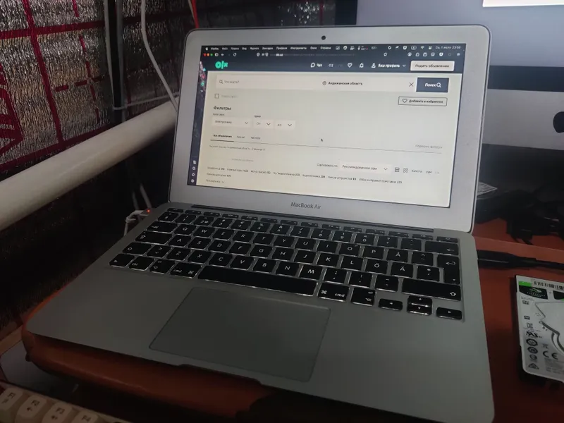 Noutbuk Apple Macbook Air 11" 2013 A1465 1 Noutbuk Apple Macbook Air 11" 2013 A1465 1