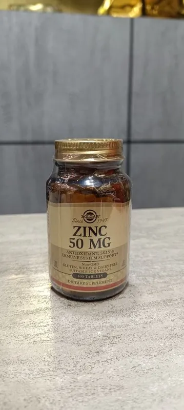 Solgar zinc 50 mg 100 tablets
