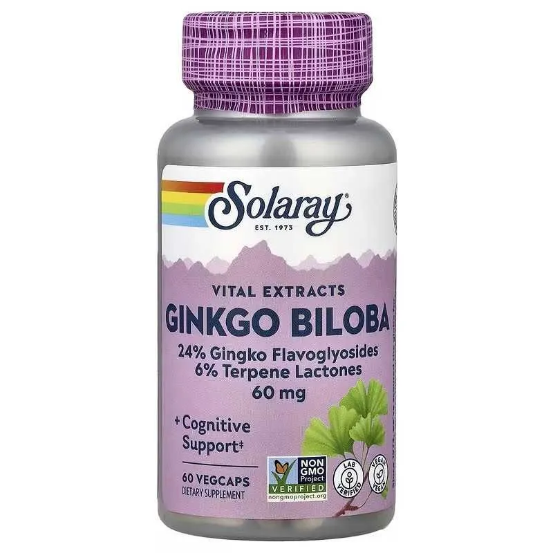 Solaray Ginkgo Biloba гинкго билоба 2