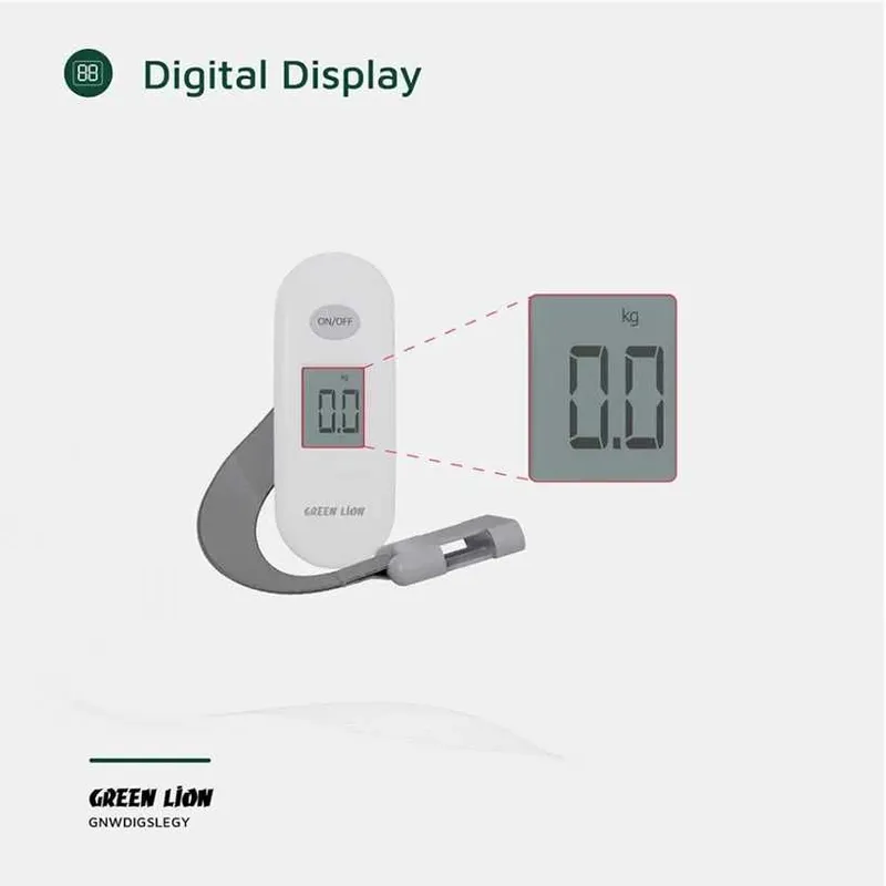 Green Lion Digital Luggage Scale Дорожные ручные весы для багажа — фото 3