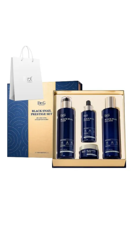 Базовый набор средств по уходу за кожей Dr. G Black Snail Prestige, 4