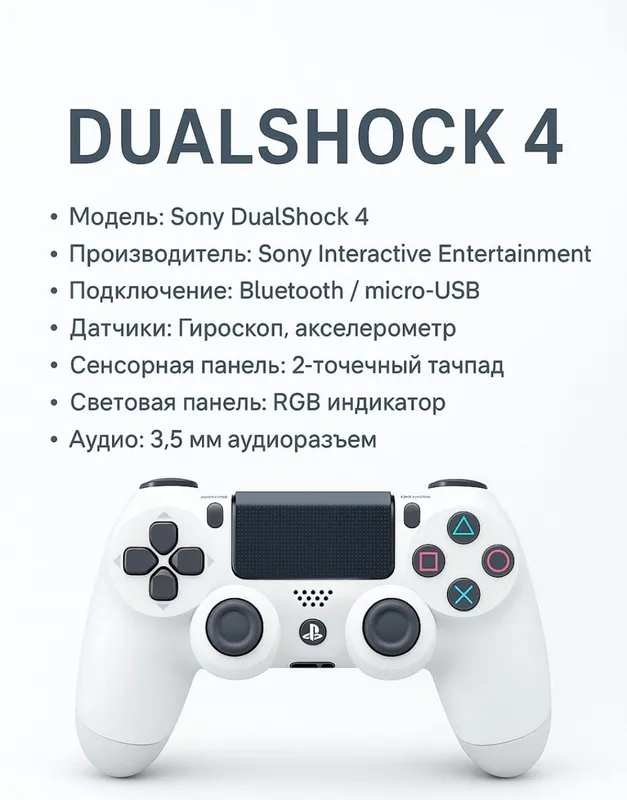 Геймпад PS4 DualShock 4 — фото 4