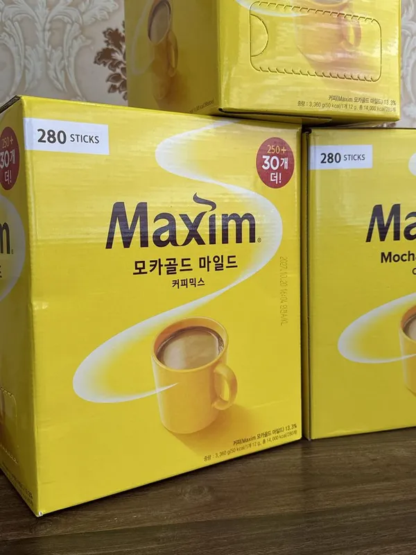 Корейский кофе 3 в 1 Maxim Mocha gold mild 280 стиков 3 Корейский кофе 3 в 1 Maxim Mocha gold mild 280 стиков 3