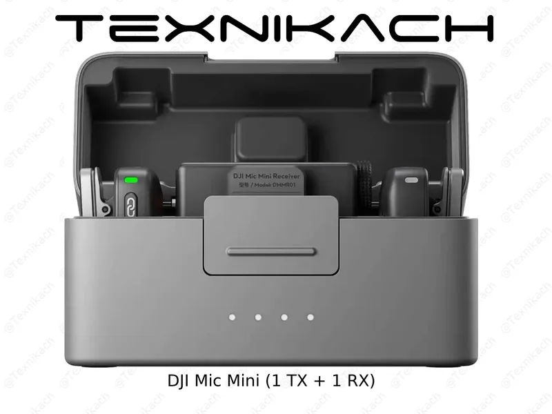 DJI Mic Mini (2 TX + 1 RX) • Доставка • Проверка при получении — фото 1