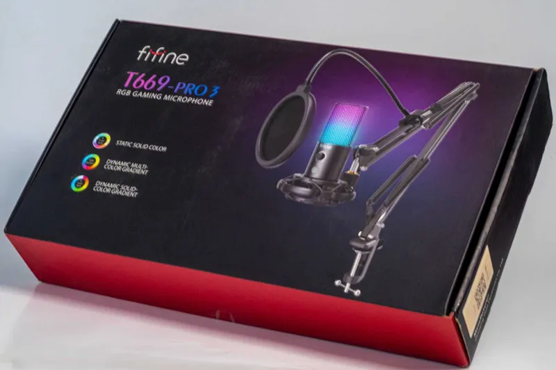 FIFINE T669 PRO 3 RGB Новый | Полный комплект | Проверен | Гарантия. — фото 3