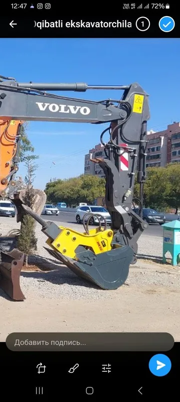 Ekskavator xizmati volva 140 volva 60a